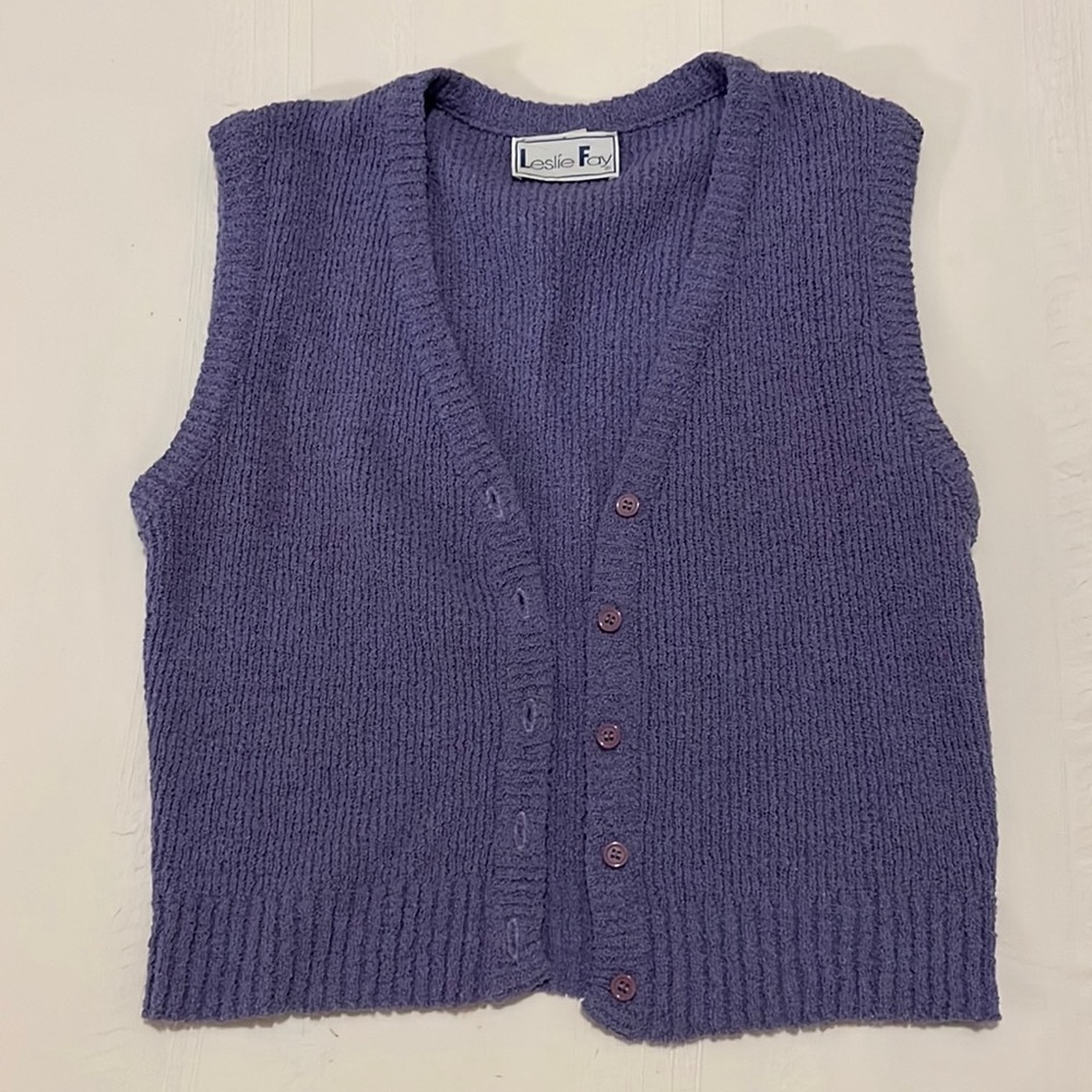 Purple Knit Vest